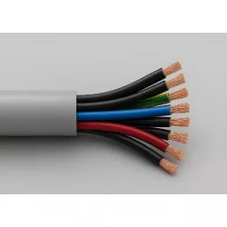 Flexibilní ovládací kabel YSLY-JZ 12x 1 barevné značení žil