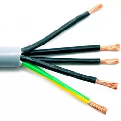 Flexibilní ovládací kabel YSLY-JZ  5x 1,5 barevné značení žil