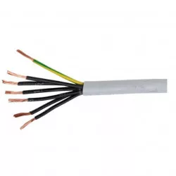 Flexibilní ovládací kabel YSLY-JZ  7x 1,5 barevné značení žil