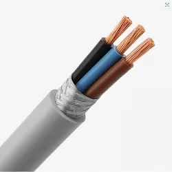 Flexibilní kabel YSLY-OZ  3G 0,5 OZ – stejné fázové barvy žil číselně odlišené