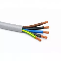 Ovládací kabel YSLY-JB 5×10 YSLY-JB 5x10 mm² barevně značené žíly a ochranný vodič
